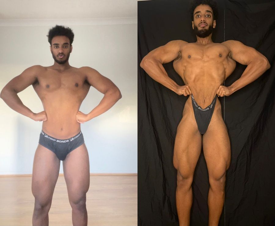 Emmanual before and after transformation